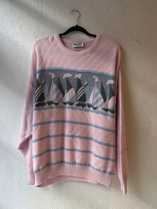 90s Oversized Sweater / Large
