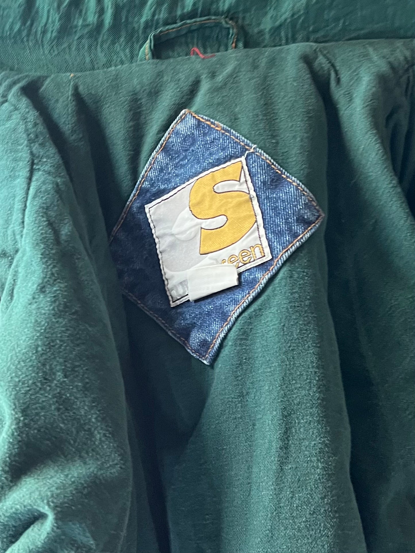 90s 'Current Seen' Retro Denim Jacket / Small