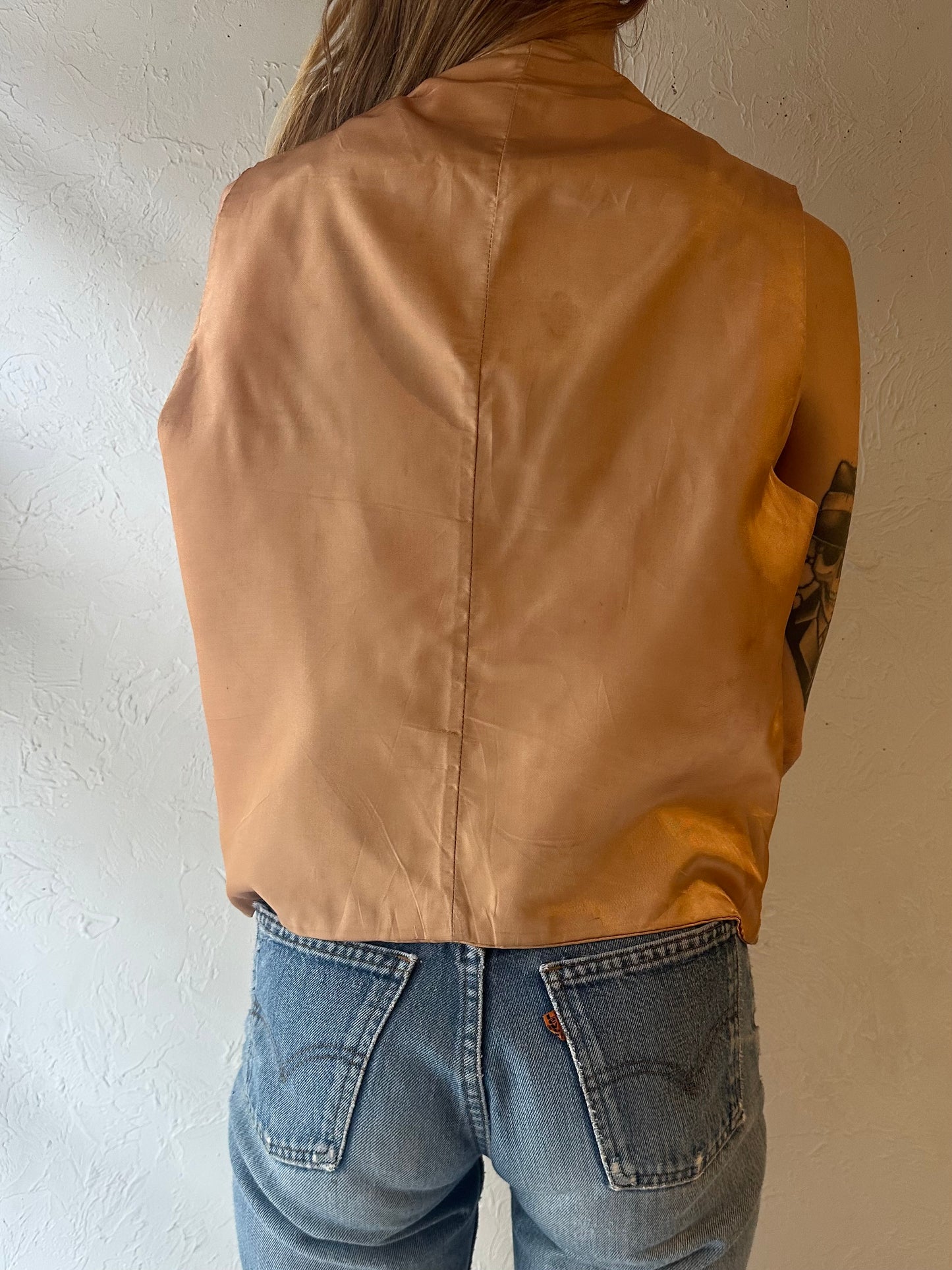 70s 'Cooper' Suede Vest / Medium