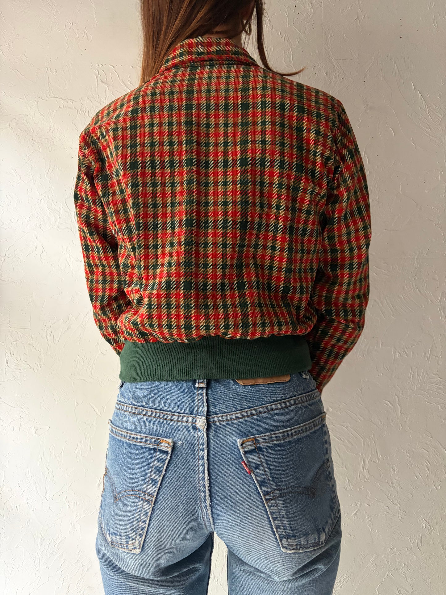 70s 'Billy the Kid' Vintage Retro Cropped Corduroy Jacket / XS