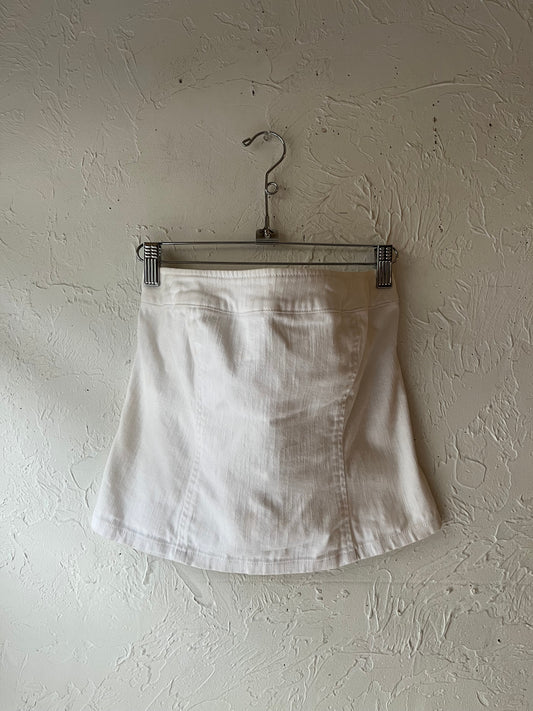 Y2K 'Smart Set' Jean Tube Top / Small