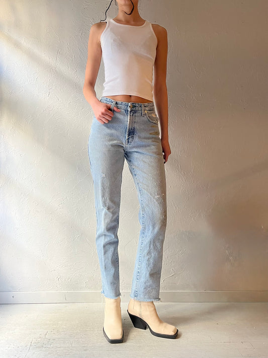 90s 'Tommy Jeans' Light Denim High Waisted Jeans / Small
