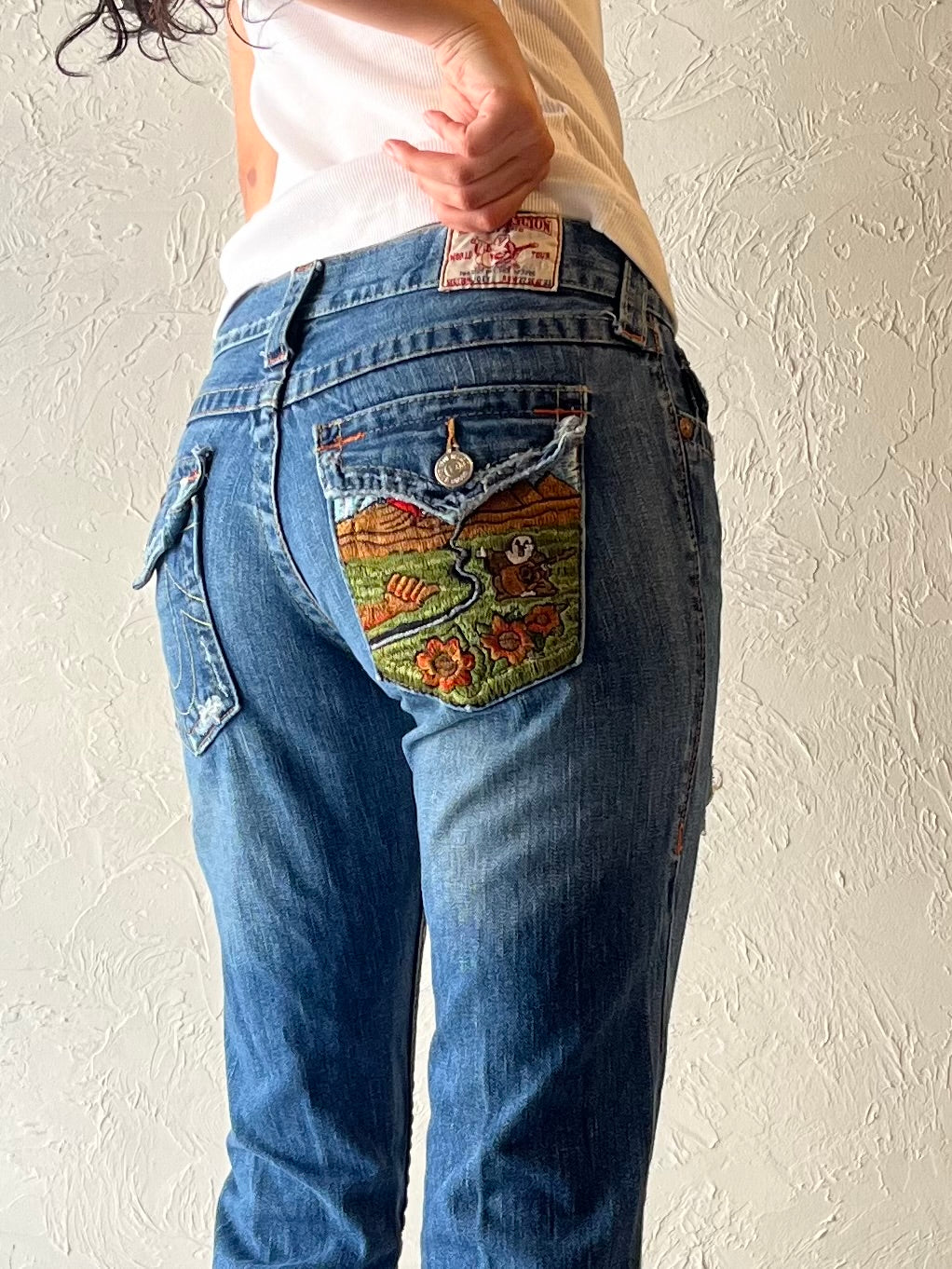 Y2K ‘True Religion’ Low Rise Jeans / Small