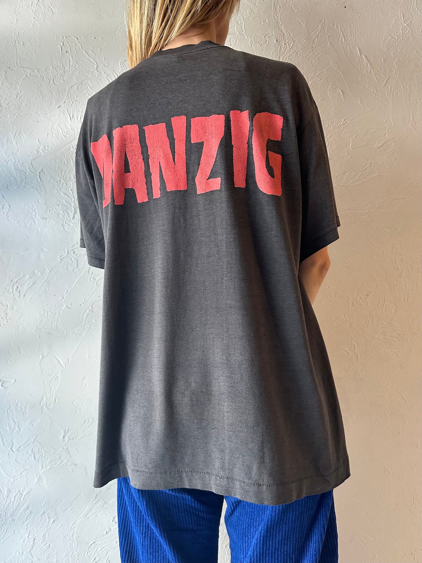 Vintage 'Danzig' Face T Shirt / Single Stitch / Made in USA / XL