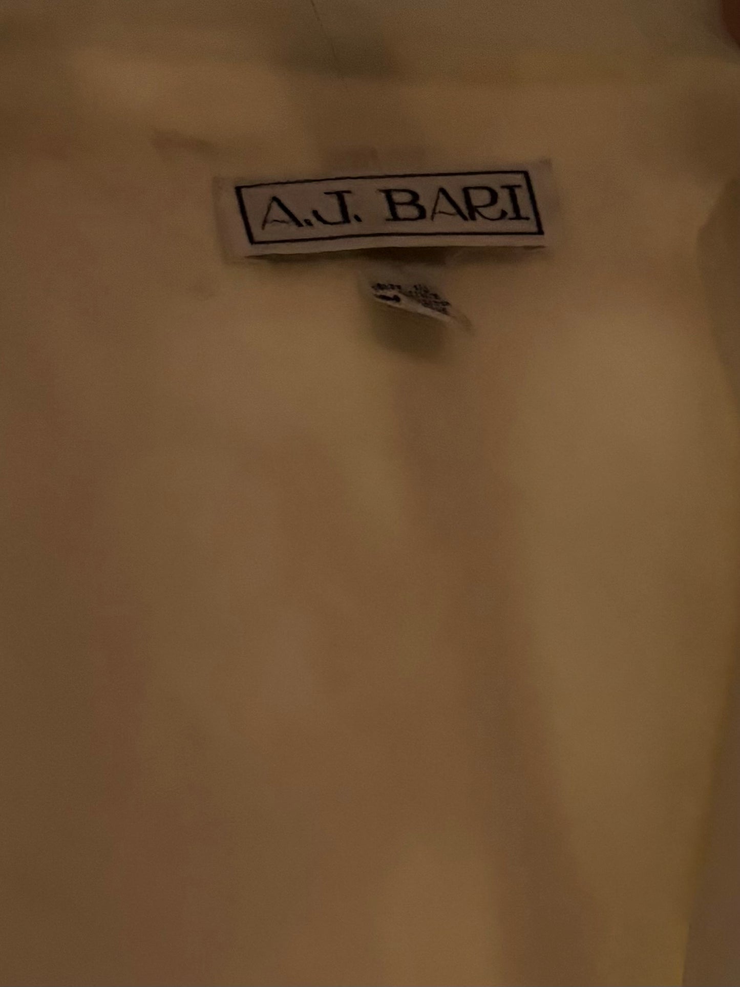 80s 'AJ Bari' Gold Dress Jacket Set / Small