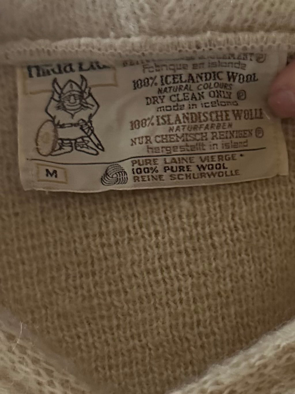 Vintage 'Hilda' Icelandic Wool Sweater / Small