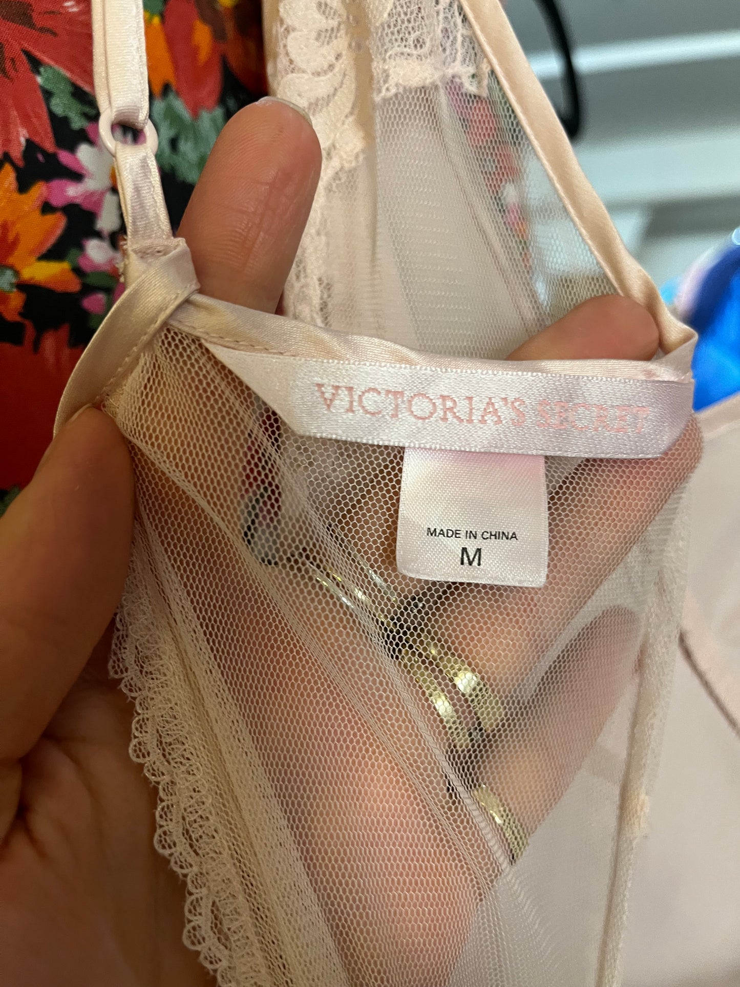 Y2K ‘Victoria's Secret’ Pink Slip Lingerie Dress / Medium