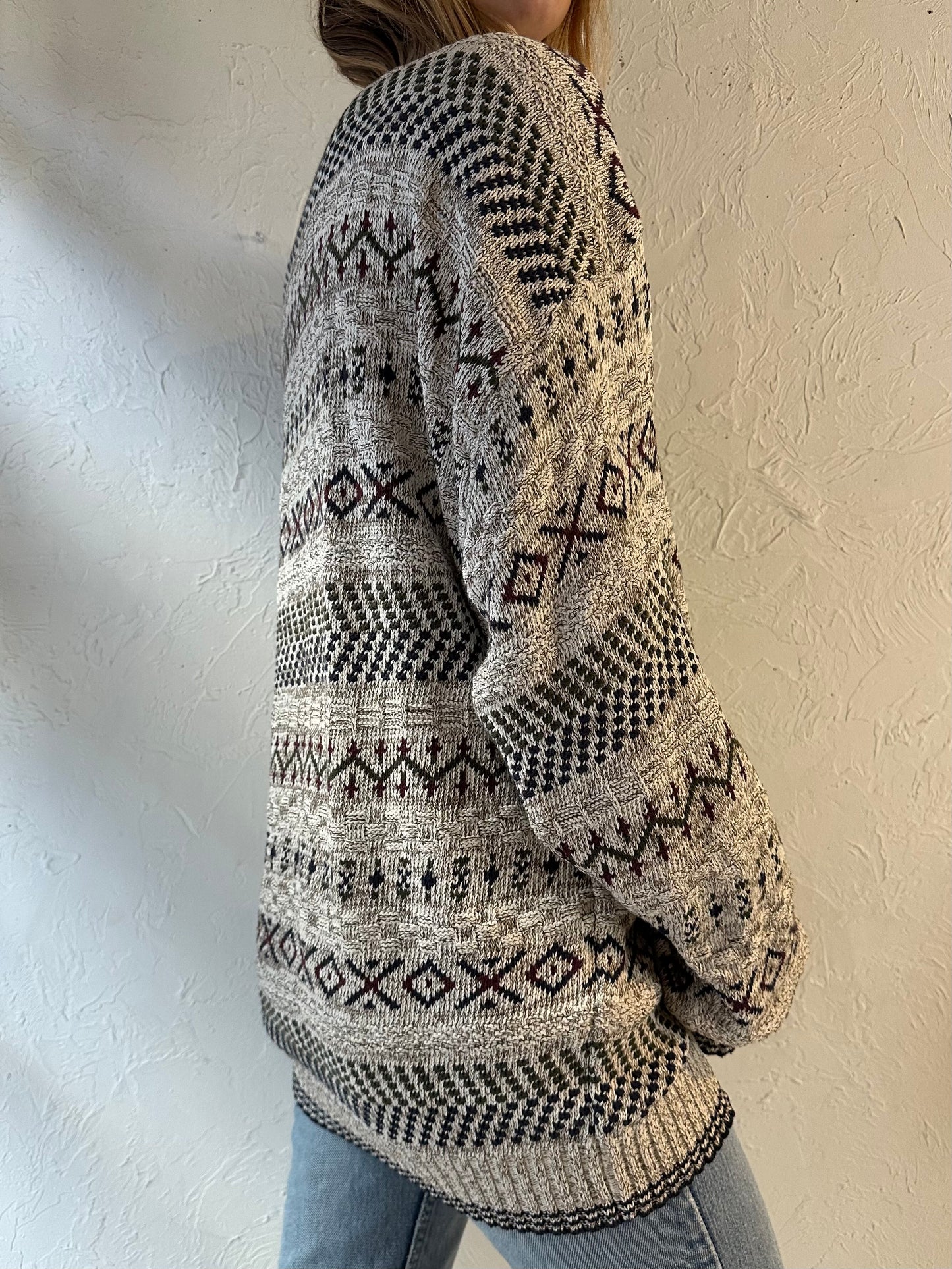 90s ‘Jantzen’ Grandpa Sweater / XL