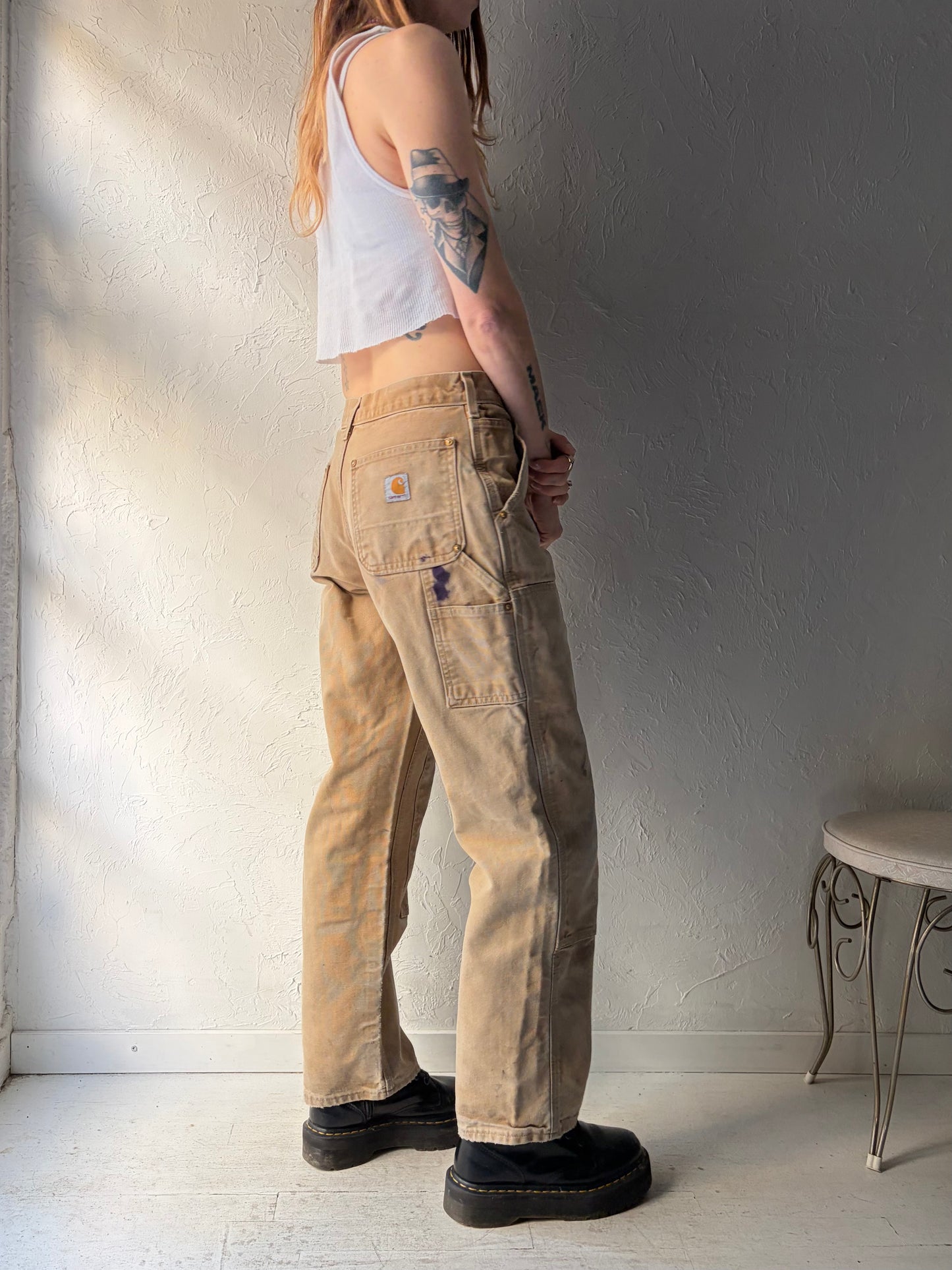 Vintage 'Carhartt' Double Knee Workwear Pants / 29