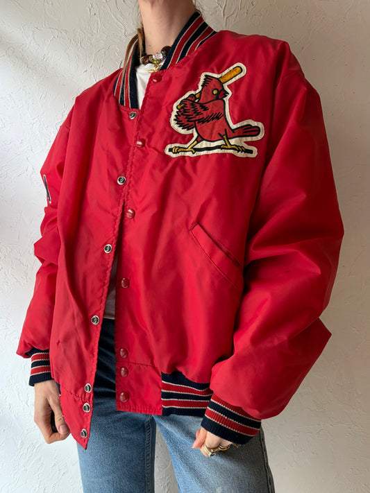 80s 'Cardinals' Bomber Jacket / XL
