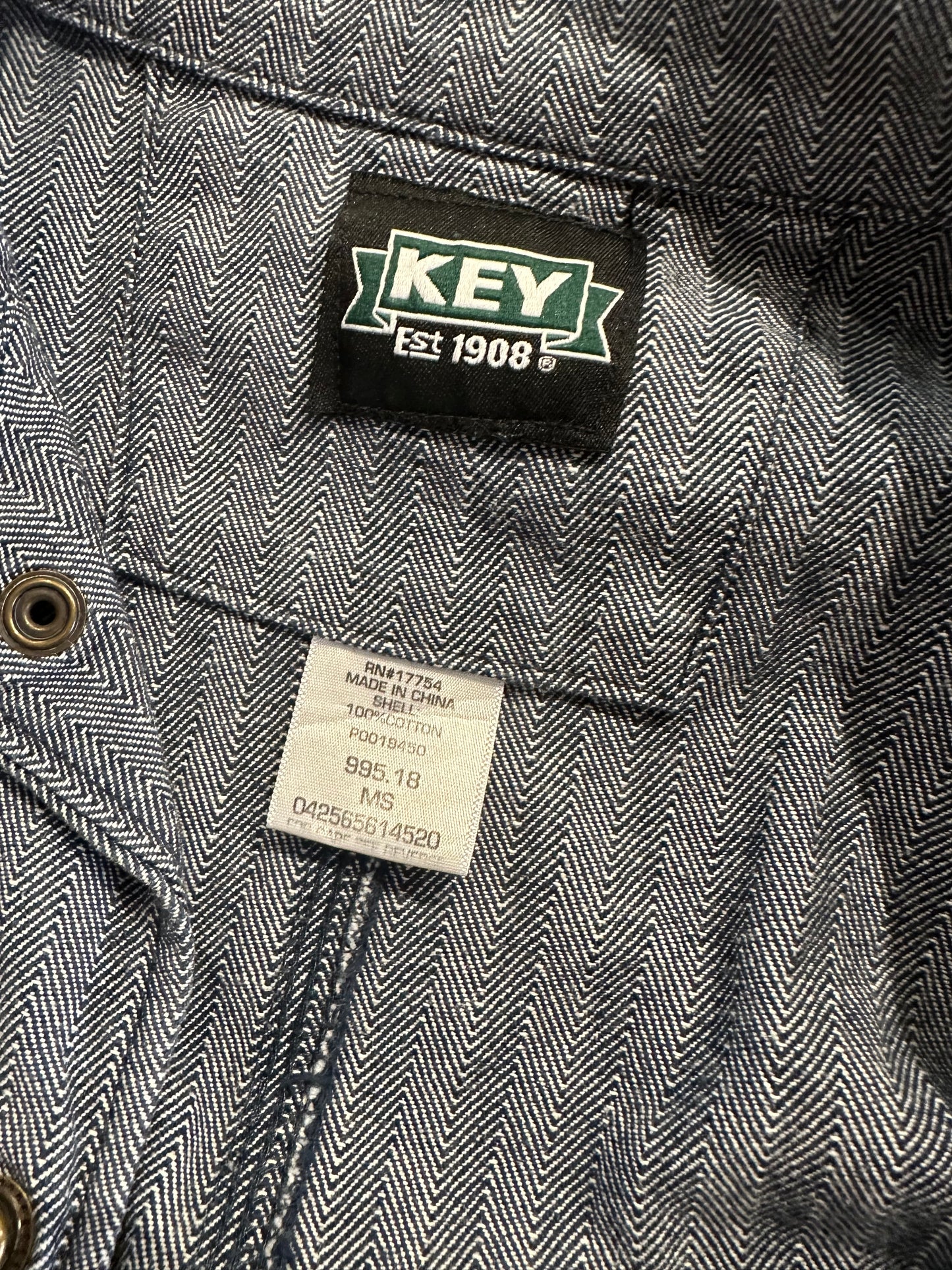 Y2k 'Key' Cotton Boiler Suit Coveralls / Small