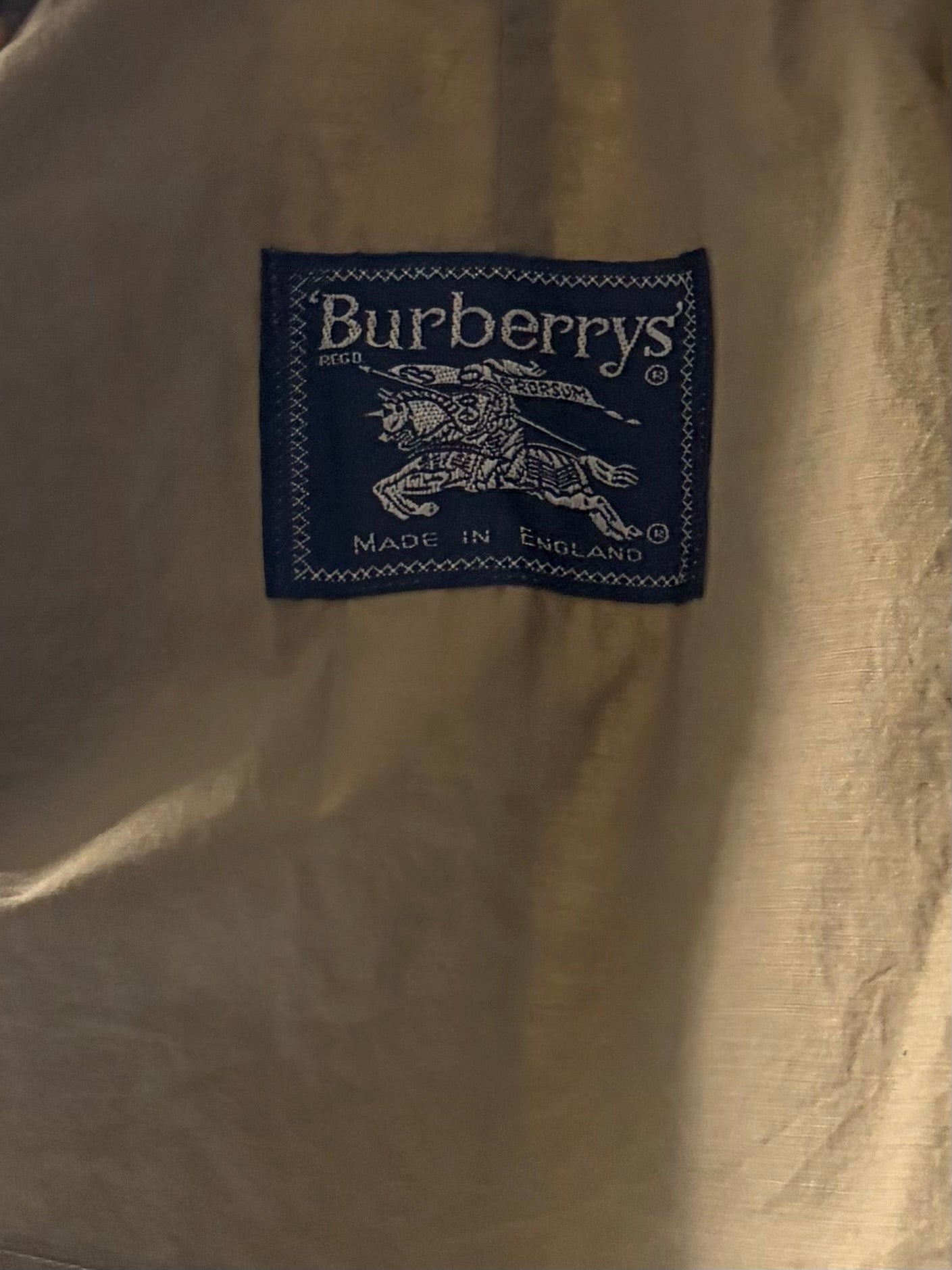 Vintage 'Burberrys' Light Weight Cotton Trench Coat / Medium