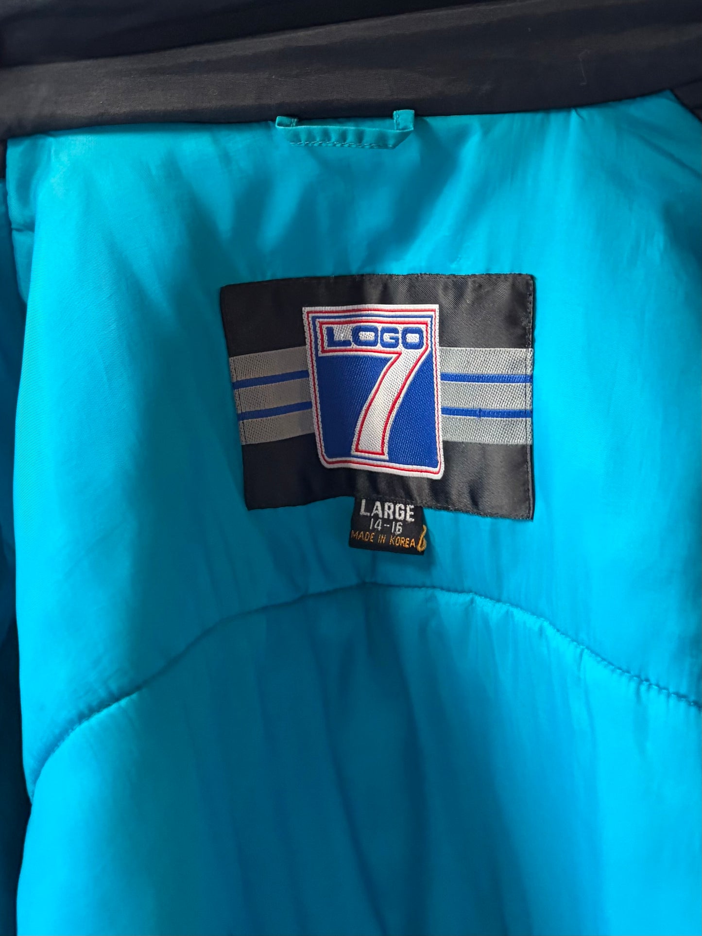 90s 'Logo 7' San Jose Sharks Jacket / XS (youth L)