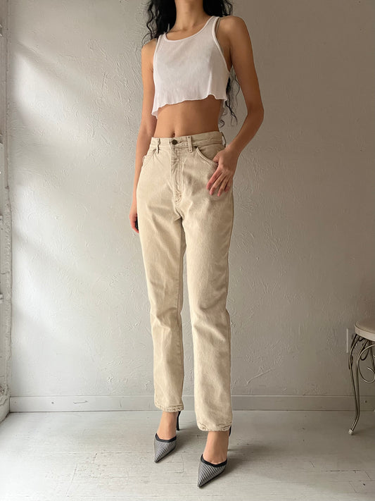 80s 'LL Bean' Lined Jeans / Union Made / 8