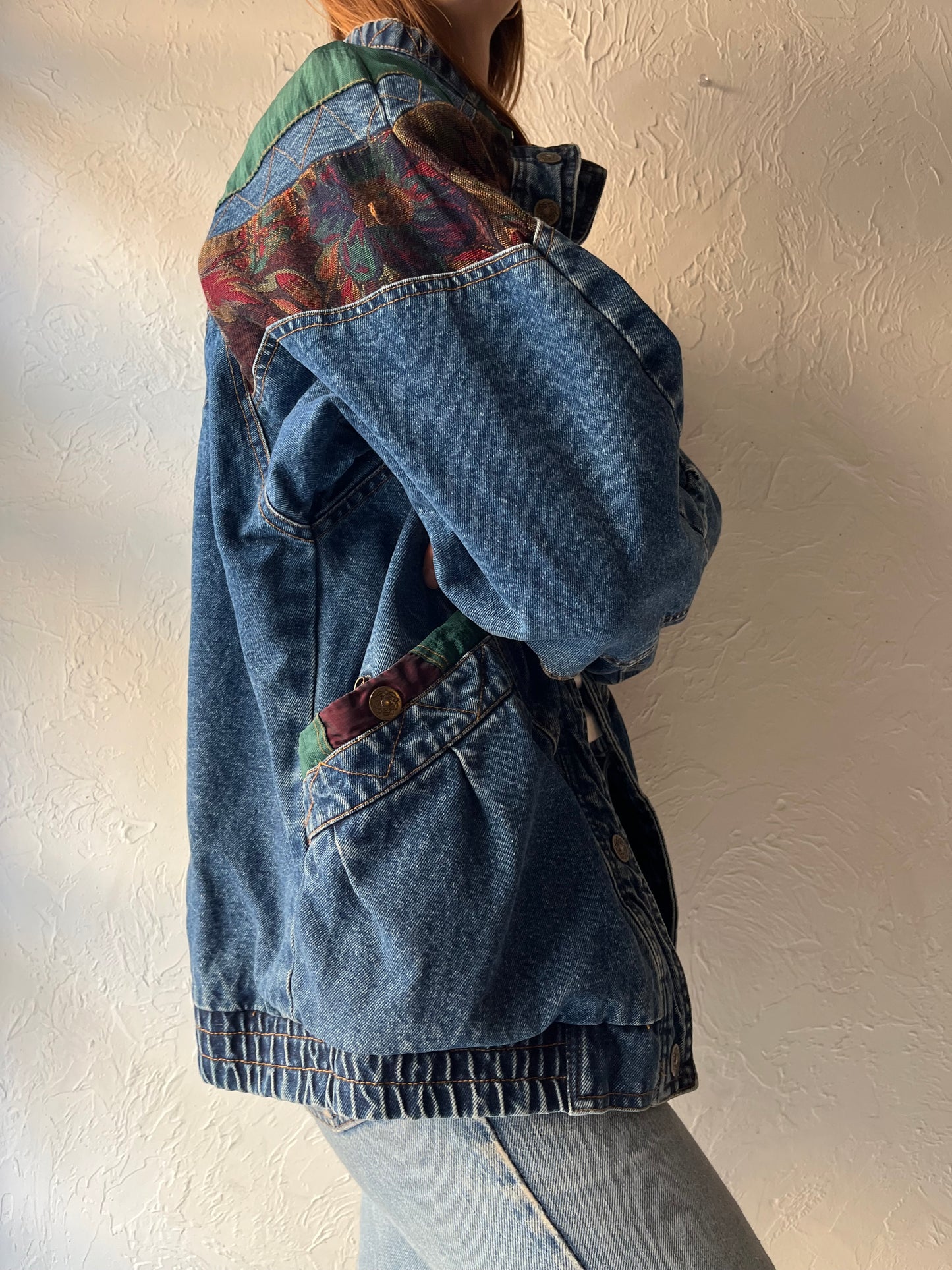 90s 'Current Seen' Retro Denim Jacket / Small