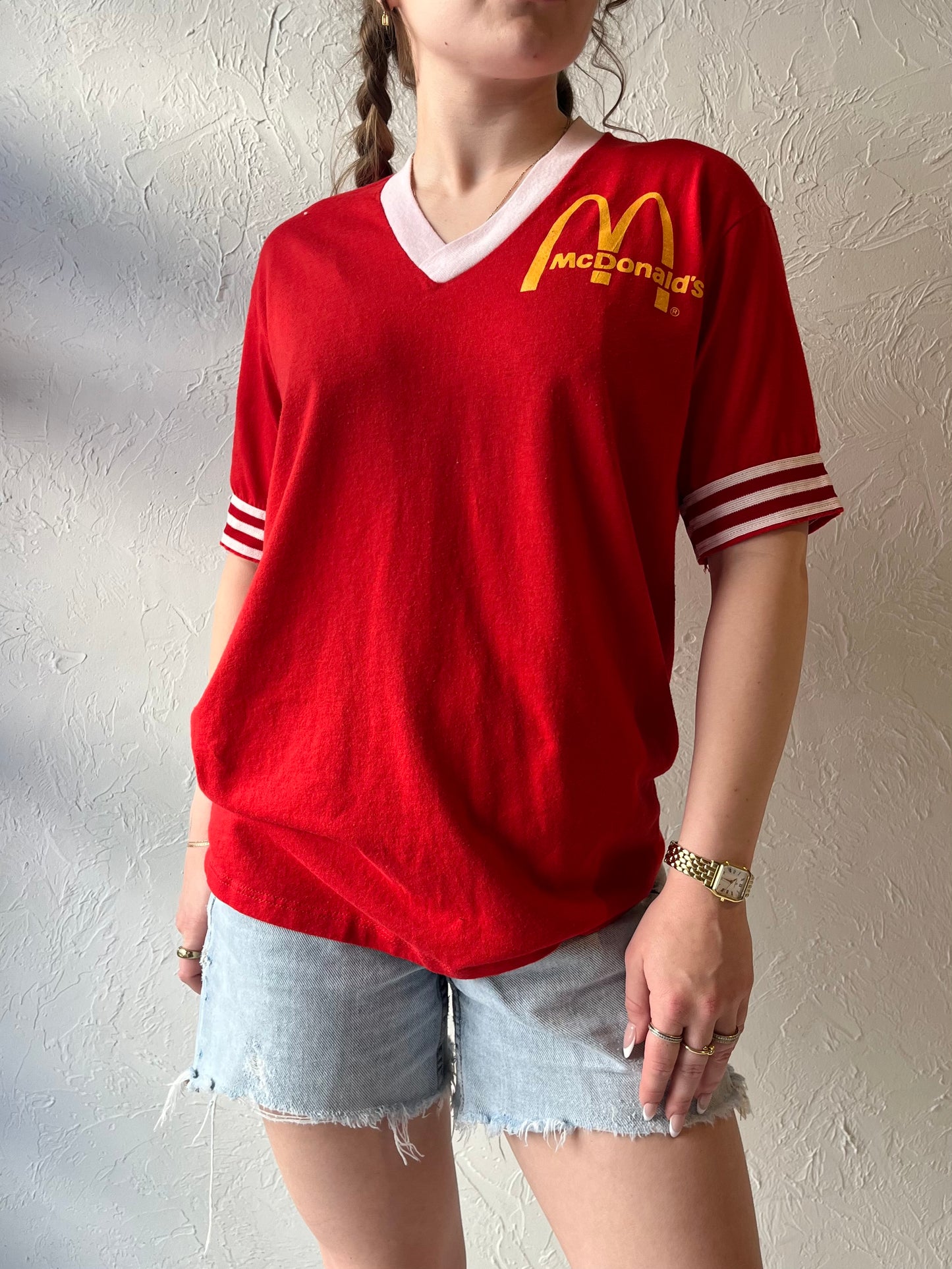 80s 'Jerzees' McDonalds T shirt / Made in USA / Medium