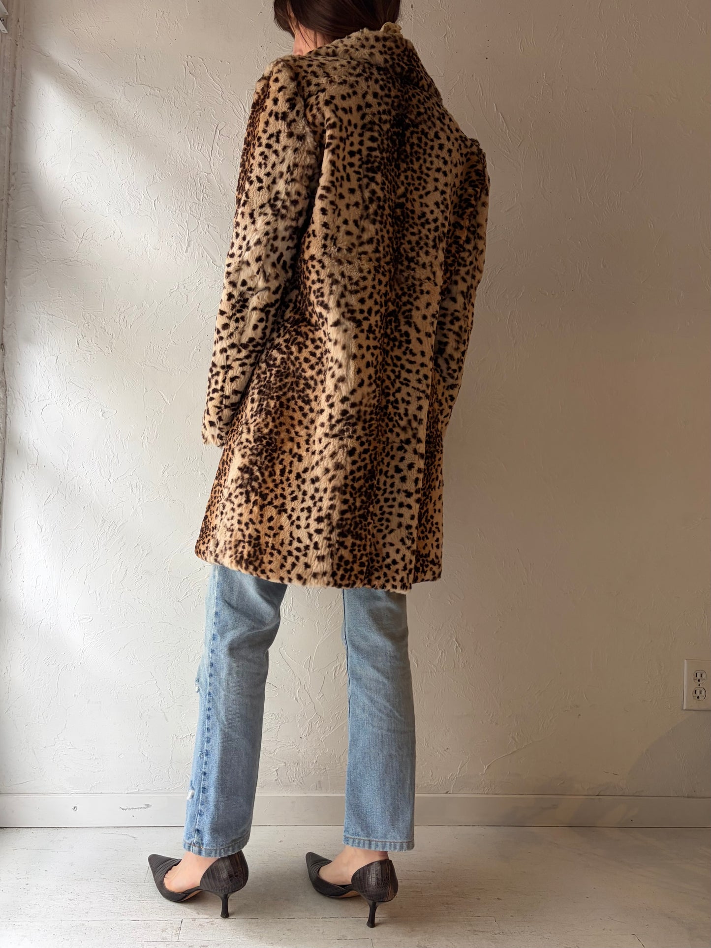 Y2K 'Marvin Richards' Fur Coat / Medium