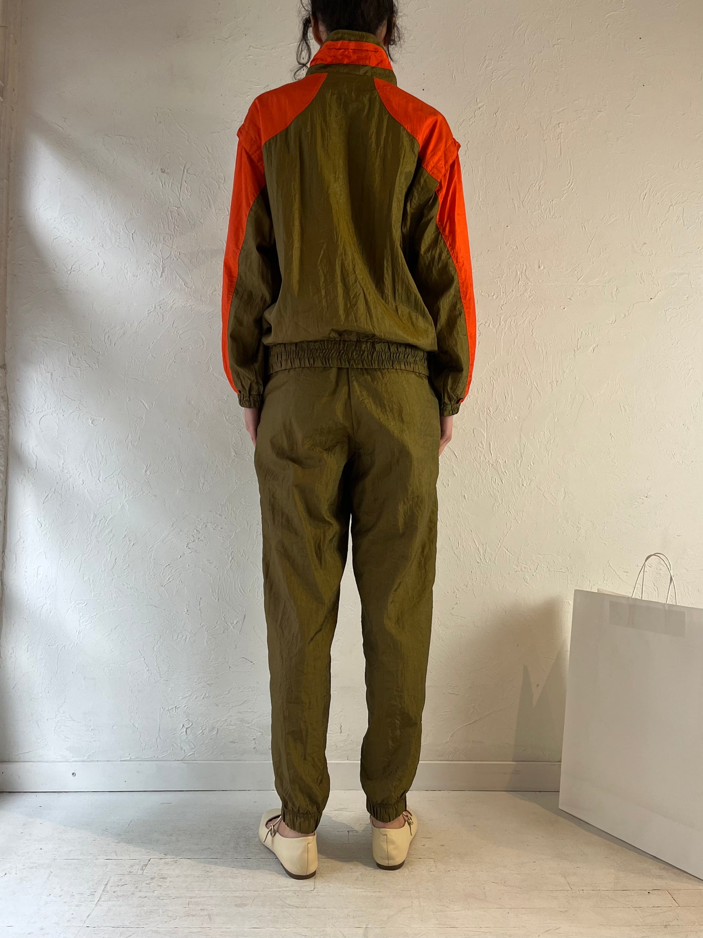 90s ‘IP Connection’ Two Tone Tracksuit Set / Small