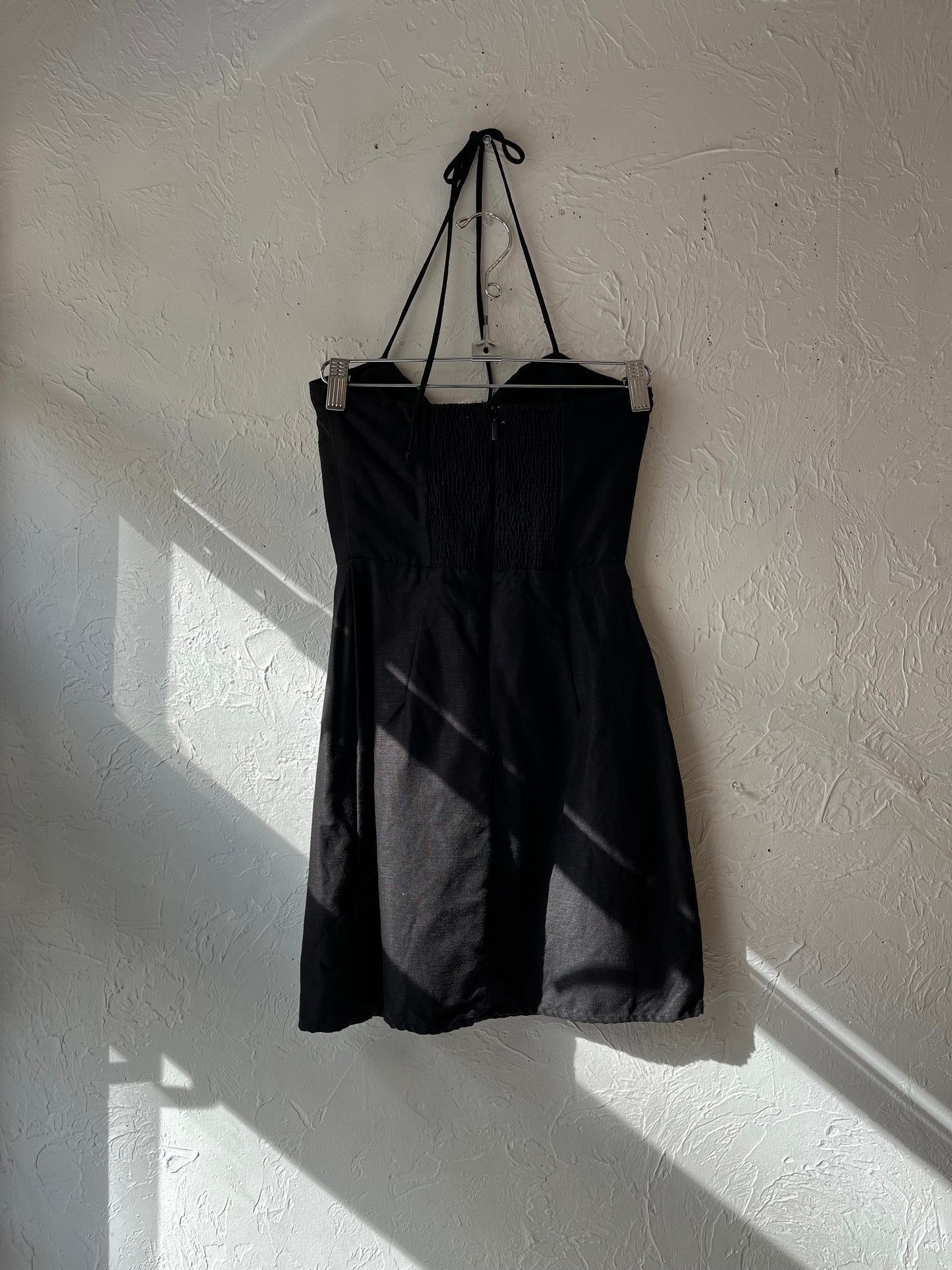 Black halter dress
