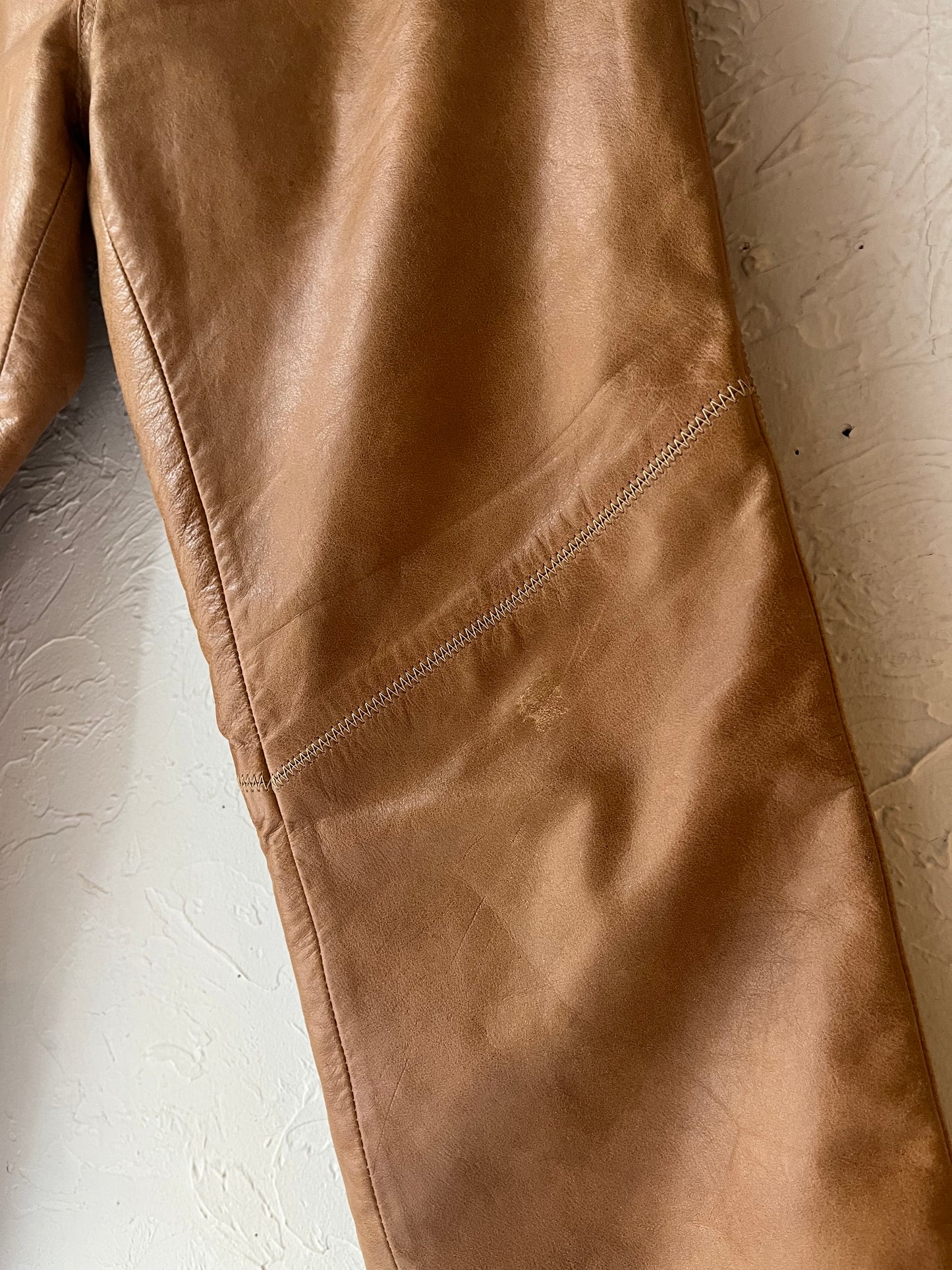 Y2k 'Gap' Boot Cut Leather Pants / 4