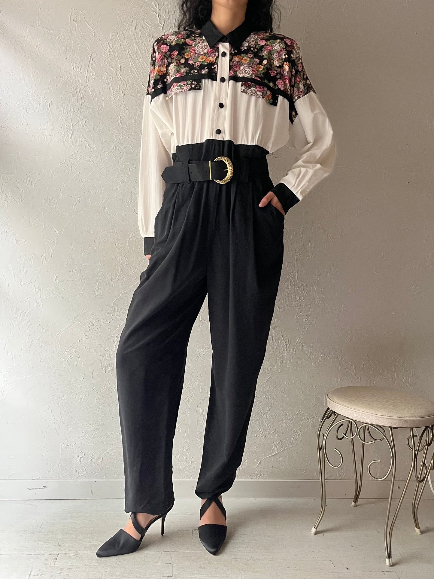 80s 'Editions' Jumpsuit / Large