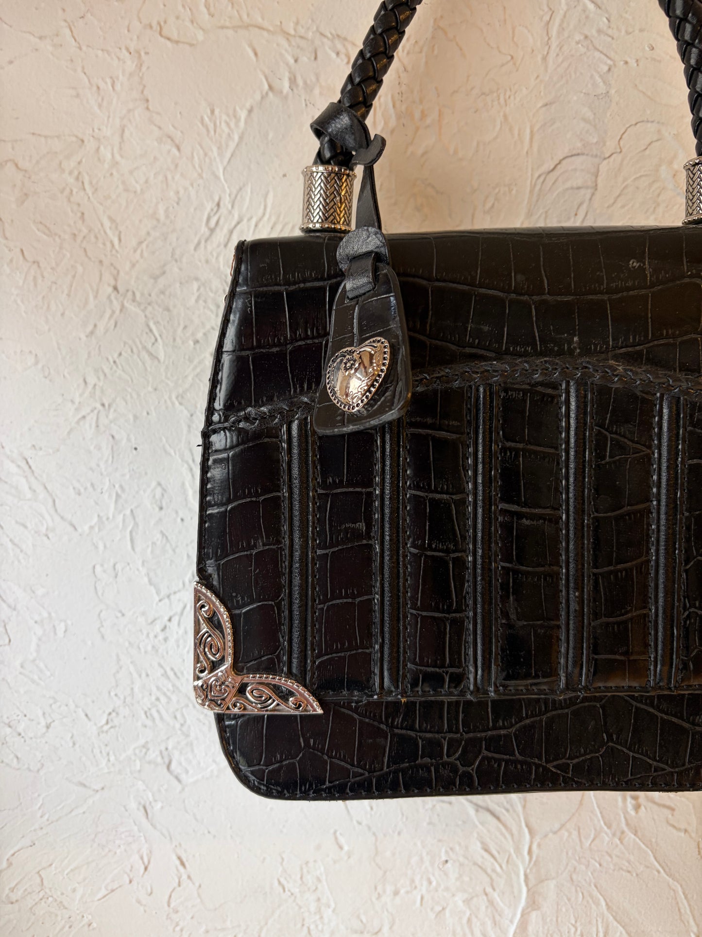 Vintage American West Style Black Purse