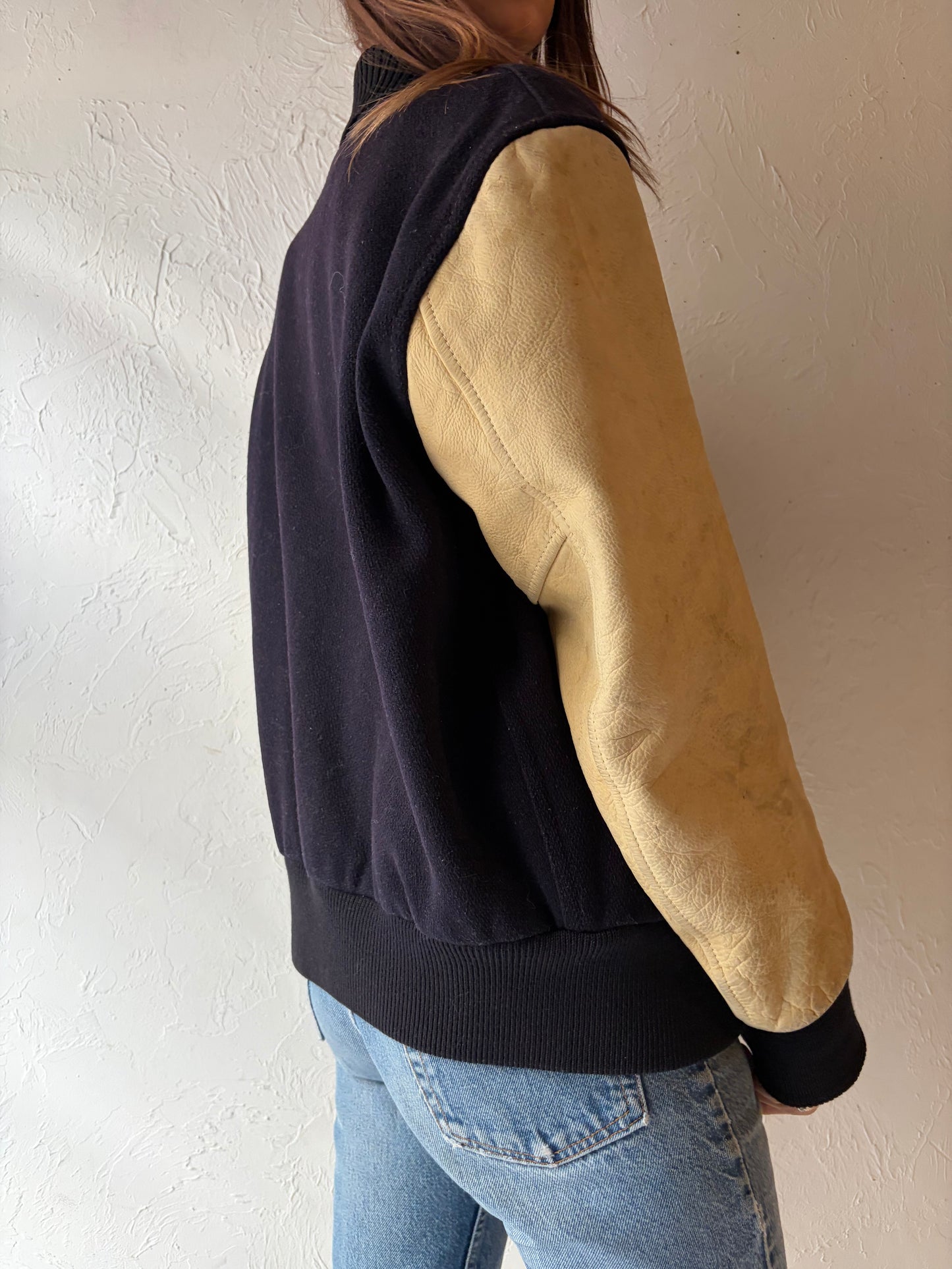 1950s California Collegiate Varsity Bomber Jacket / Medium