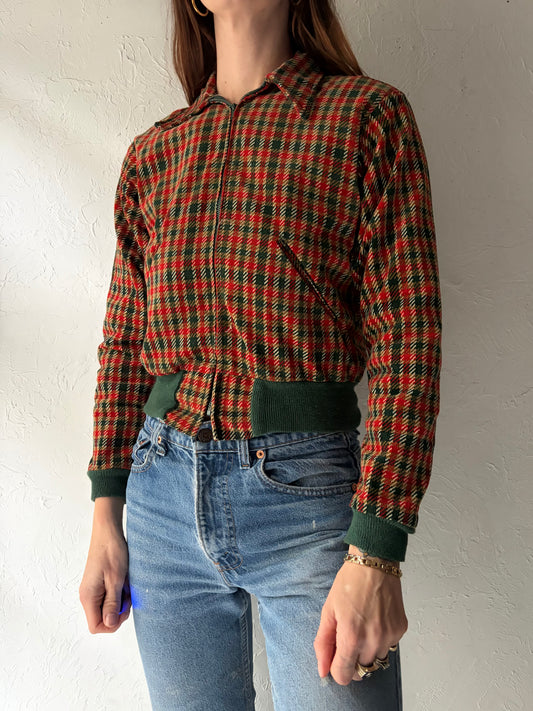 70s 'Billy the Kid' Vintage Retro Cropped Corduroy Jacket / XS
