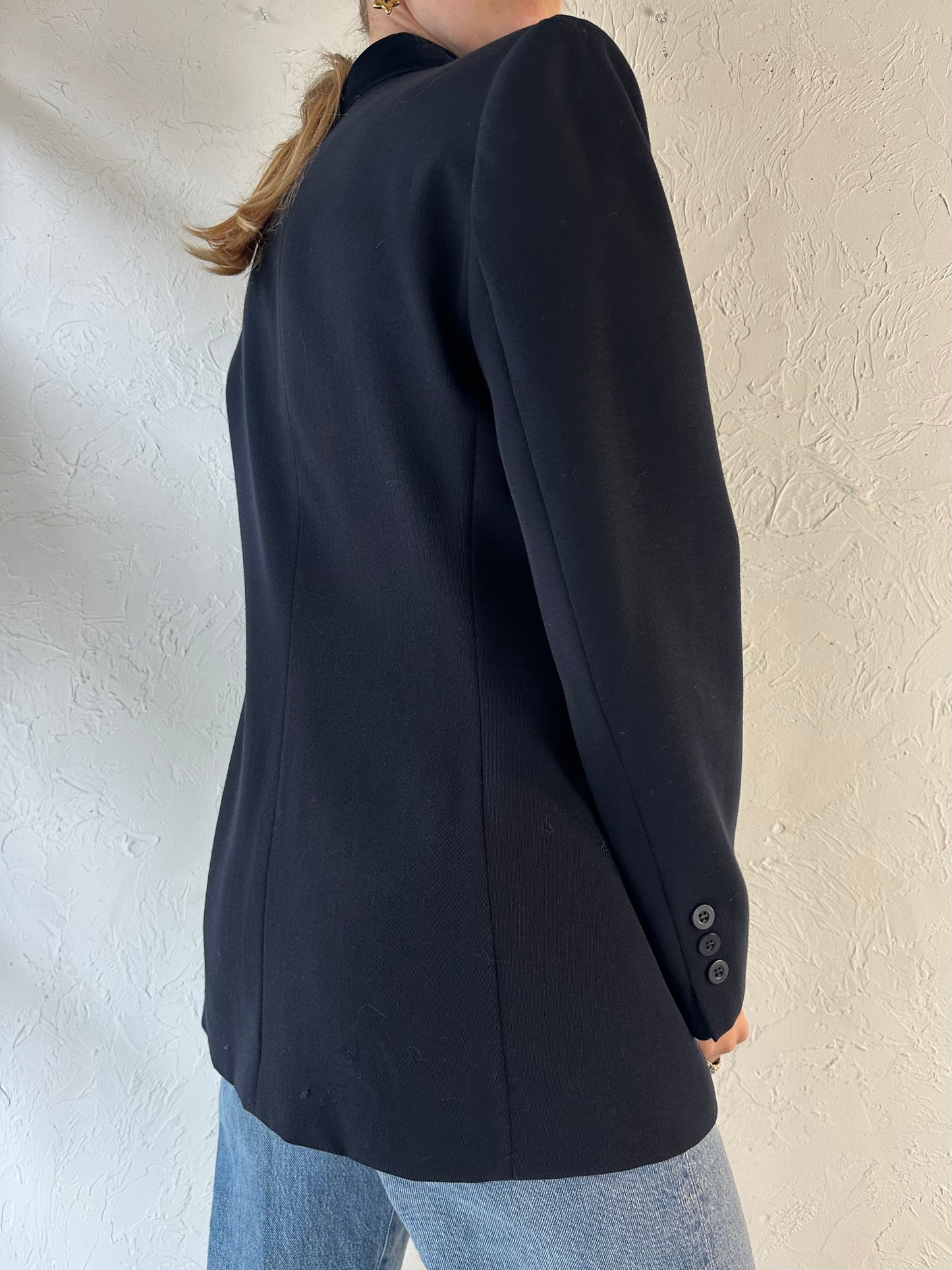 90s ‘Jones New York’ Navy Blazer Jacket / Medium