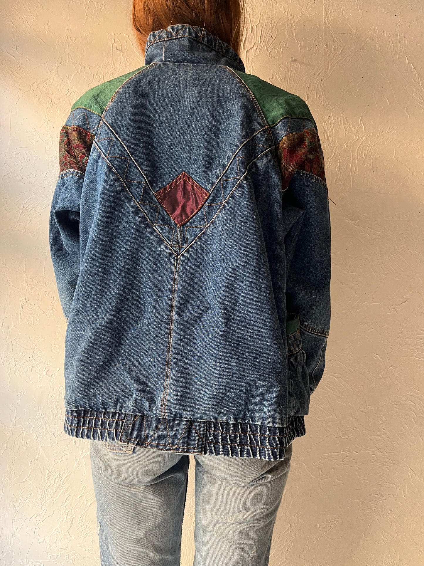 90s 'Current Seen' Retro Denim Jacket / Small