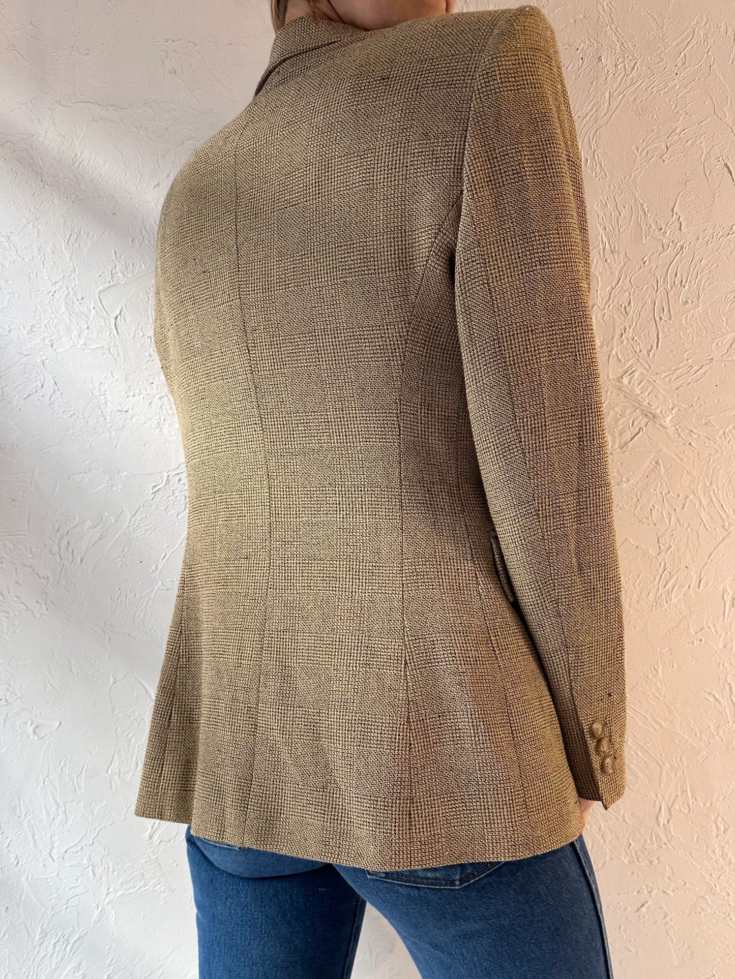 90s 'Anne Klein' Blazer Jacket / Medium