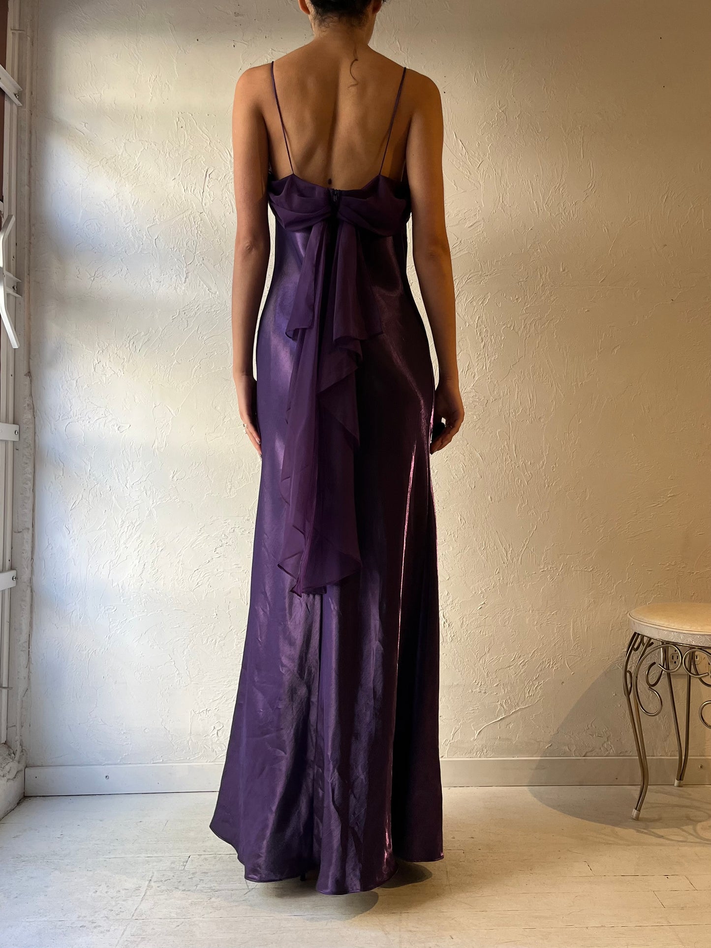 Y2k 'Bellissima' Purple Formal Dress / Large