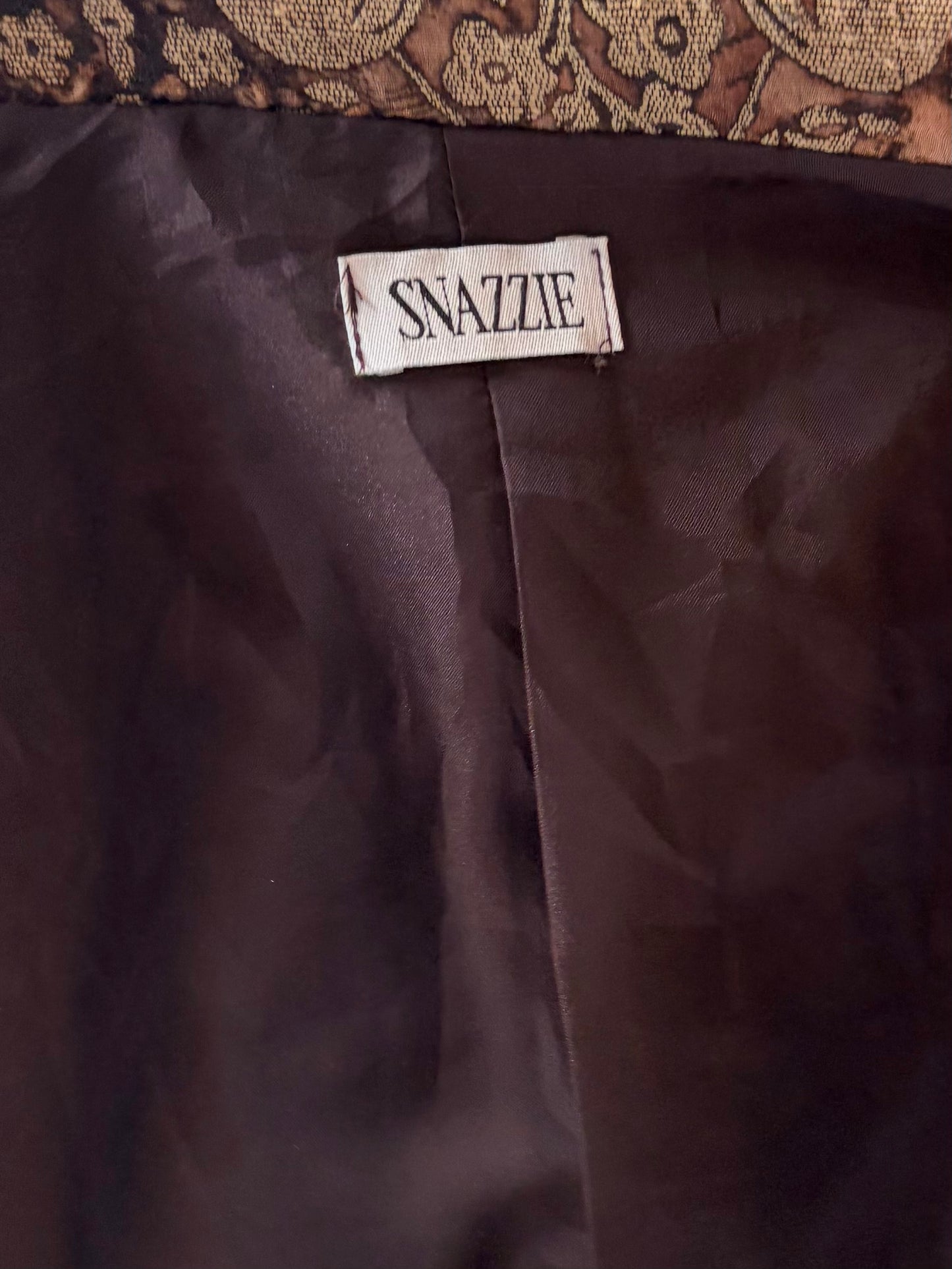90s 'Snazzie' Tapestry Jacket / Medium