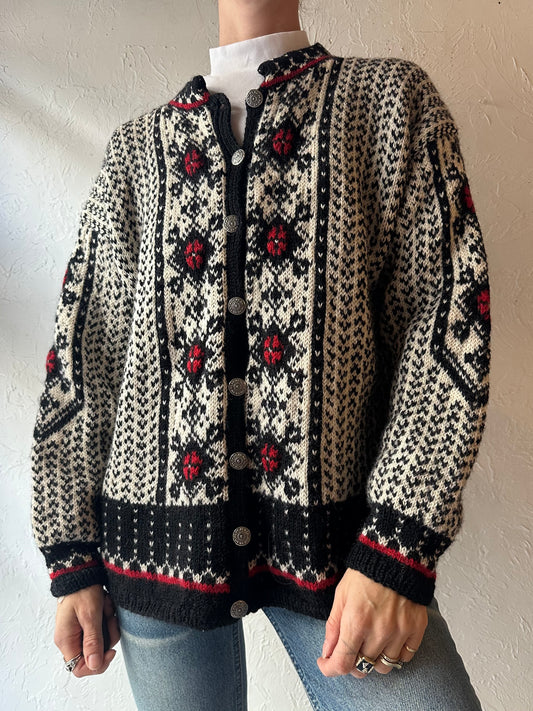 Vintage Dale of Norway Style Sweater / Medium