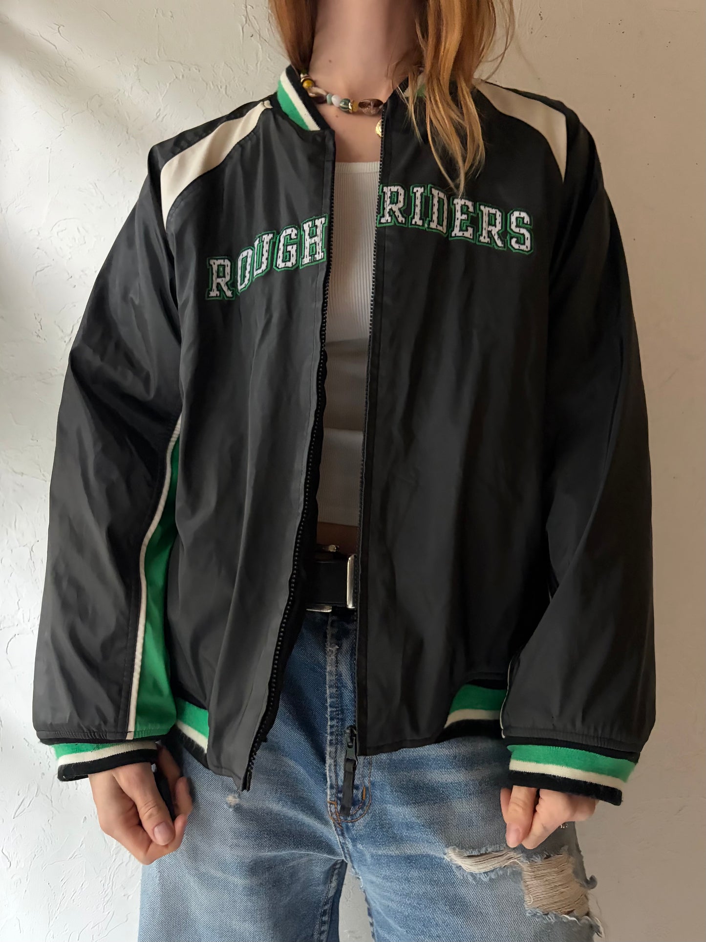 Vintage CFL Saskatchewan Rough Riders' Bomber Jacket / Small