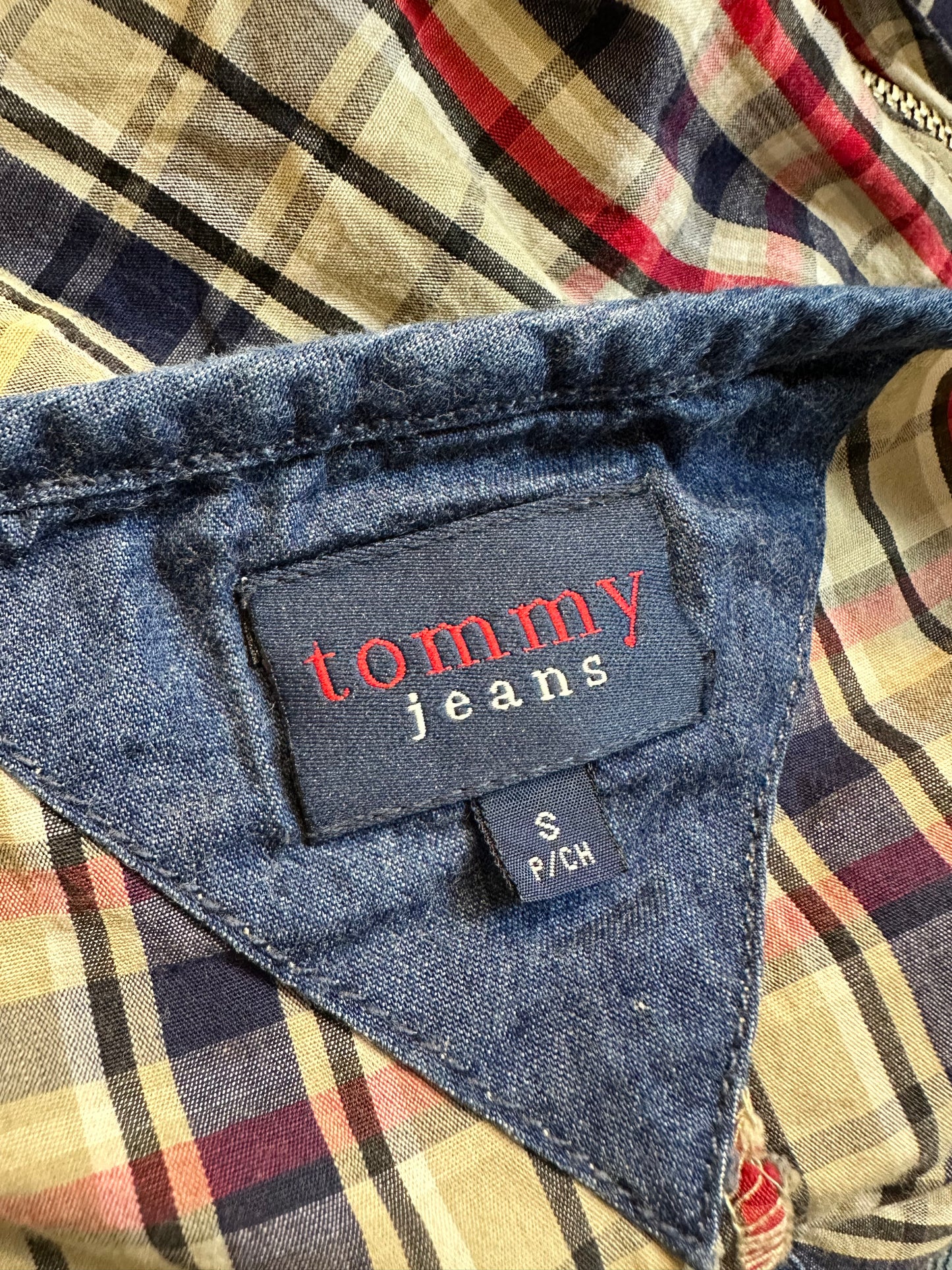 Y2k 'Tommy' Plaid Halter Dress / Small