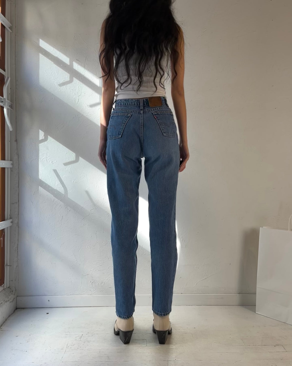 90s ‘Levi’s’ 531 Blue Denim Jeans / Medium