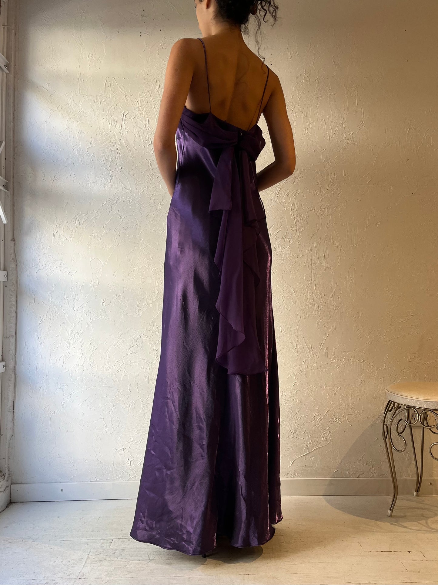 Y2k 'Bellissima' Purple Formal Dress / Large
