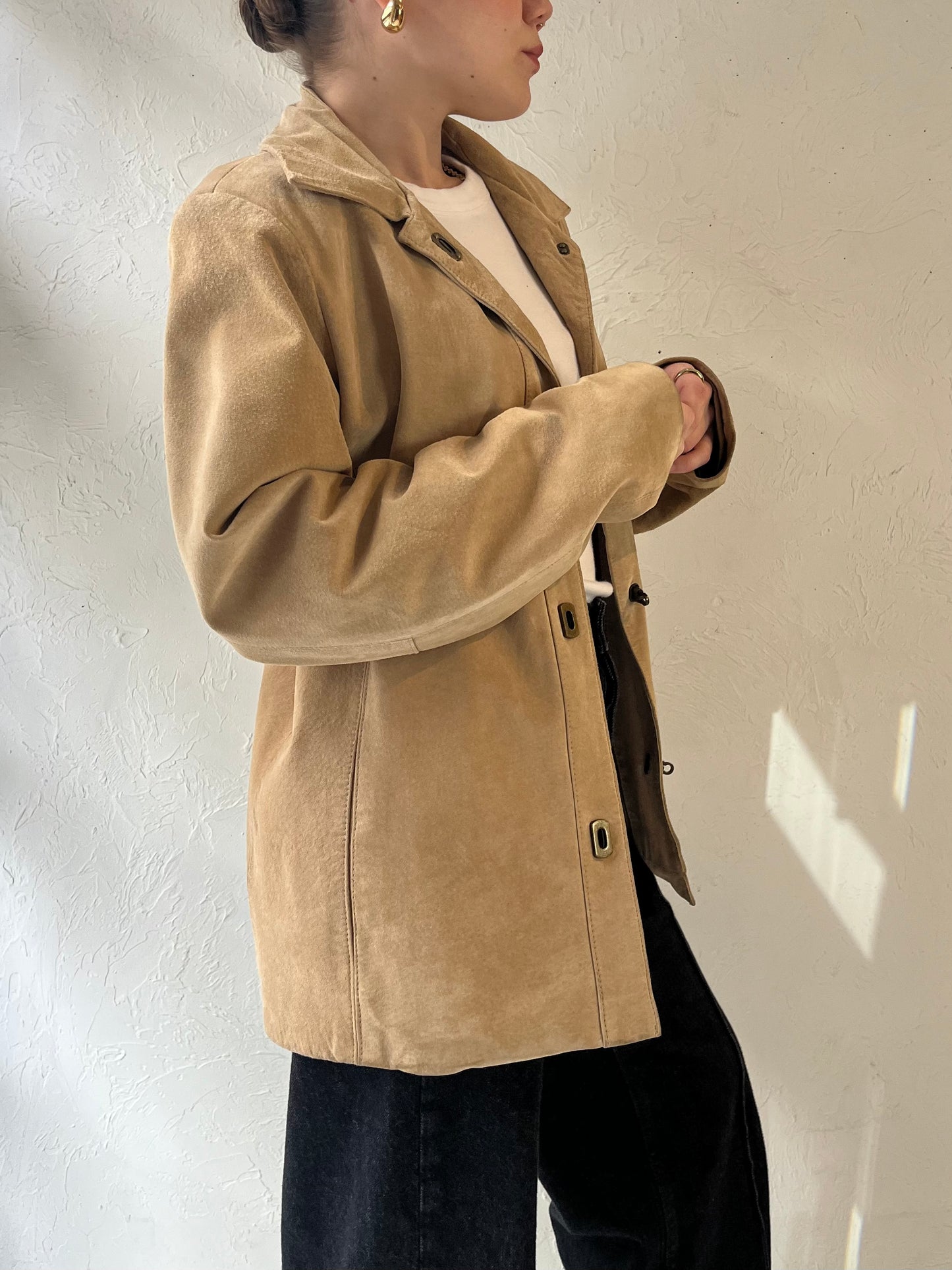 Y2k 'Anne Klein' Suede Jacket / Medium