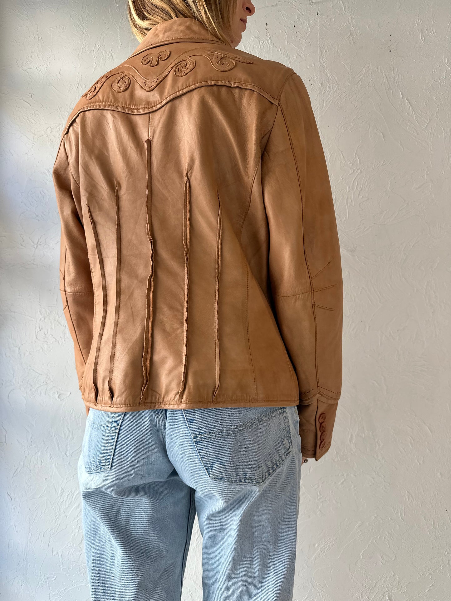 80s 'Scully' Leather Jacket / Large