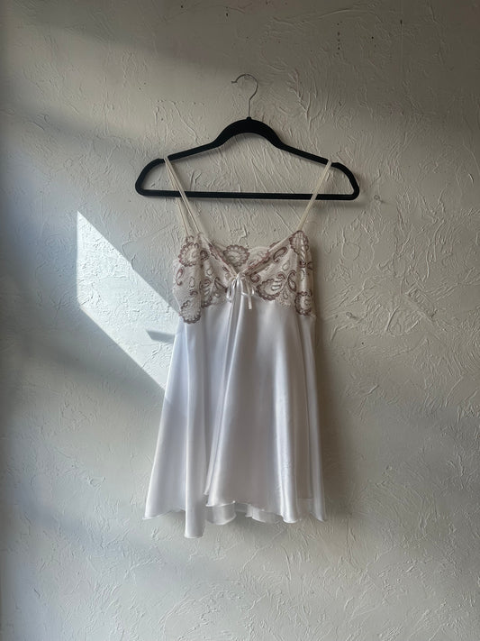 90s White Lacey Top / Medium