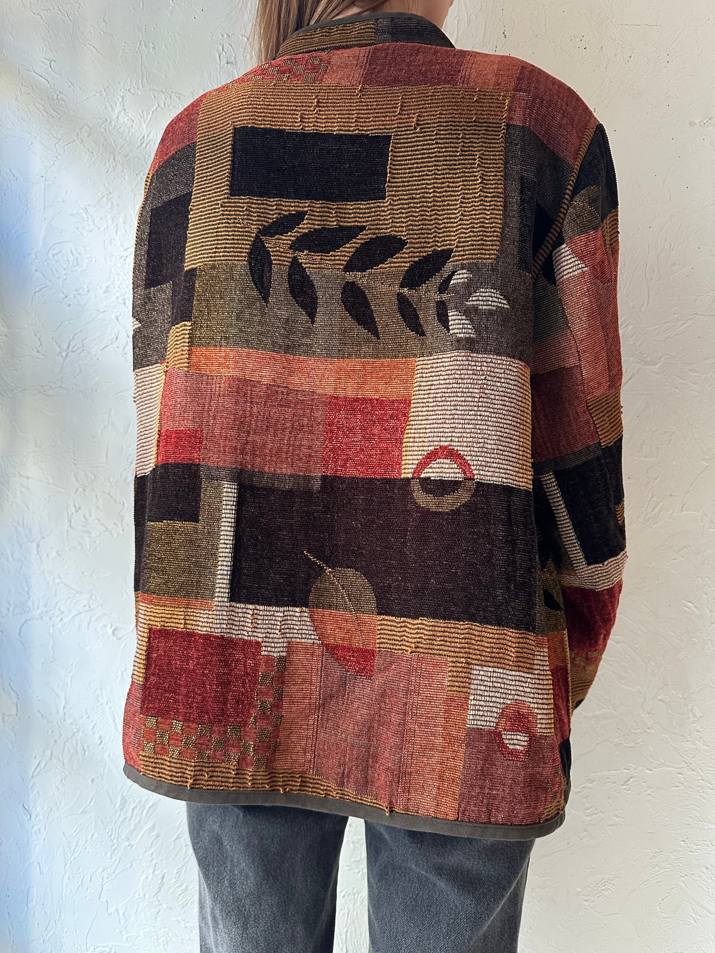 Y2k  'Christopher & Banks' Tapestry Jacket / XL