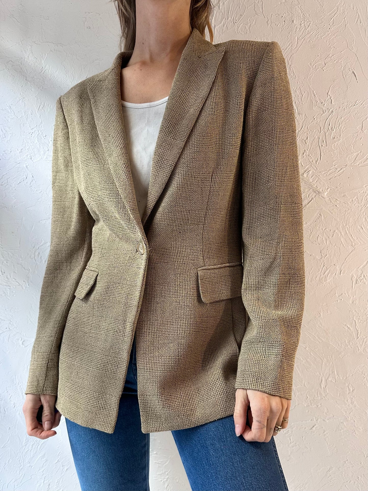 90s 'Anne Klein' Blazer Jacket / Medium