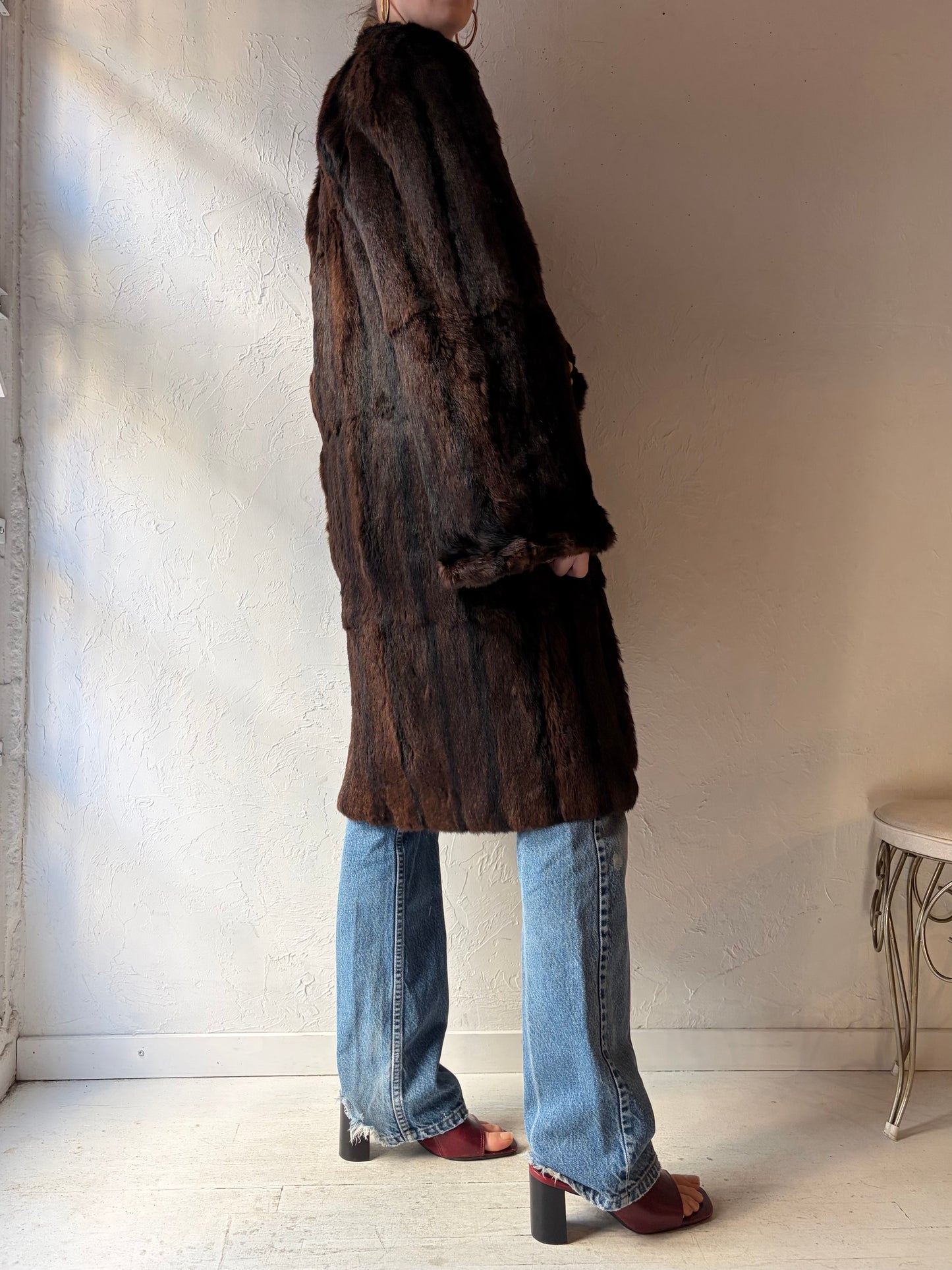 60s 'Duplers' Authentic Fur Coat / Medium