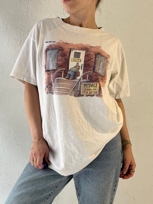 90s 'The Far Side' Graphic T Shirt / Single Stitch / Large