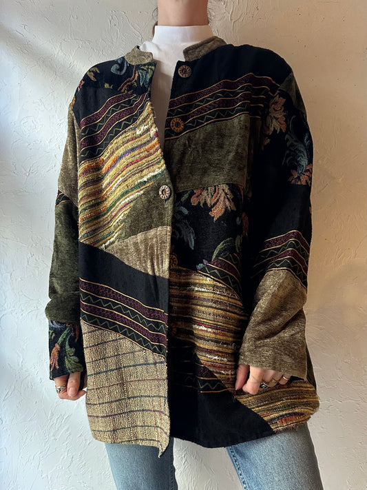 90s 'Julia' Tapestry Jacket / XL