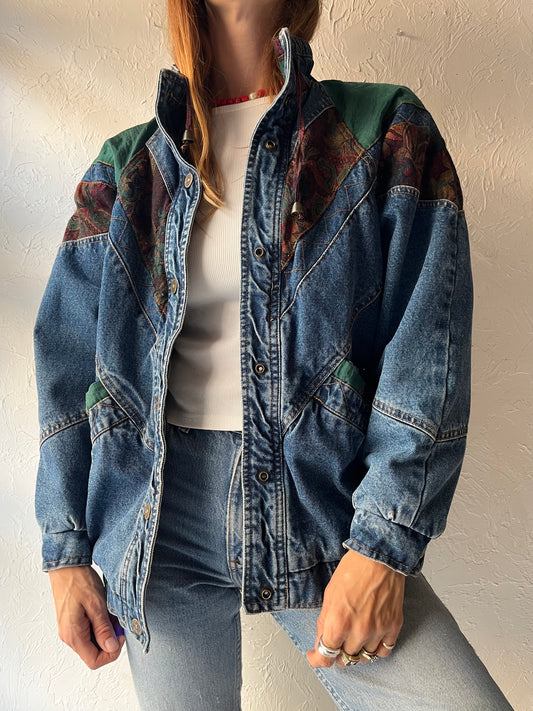90s 'Current Seen' Retro Denim Jacket / Small