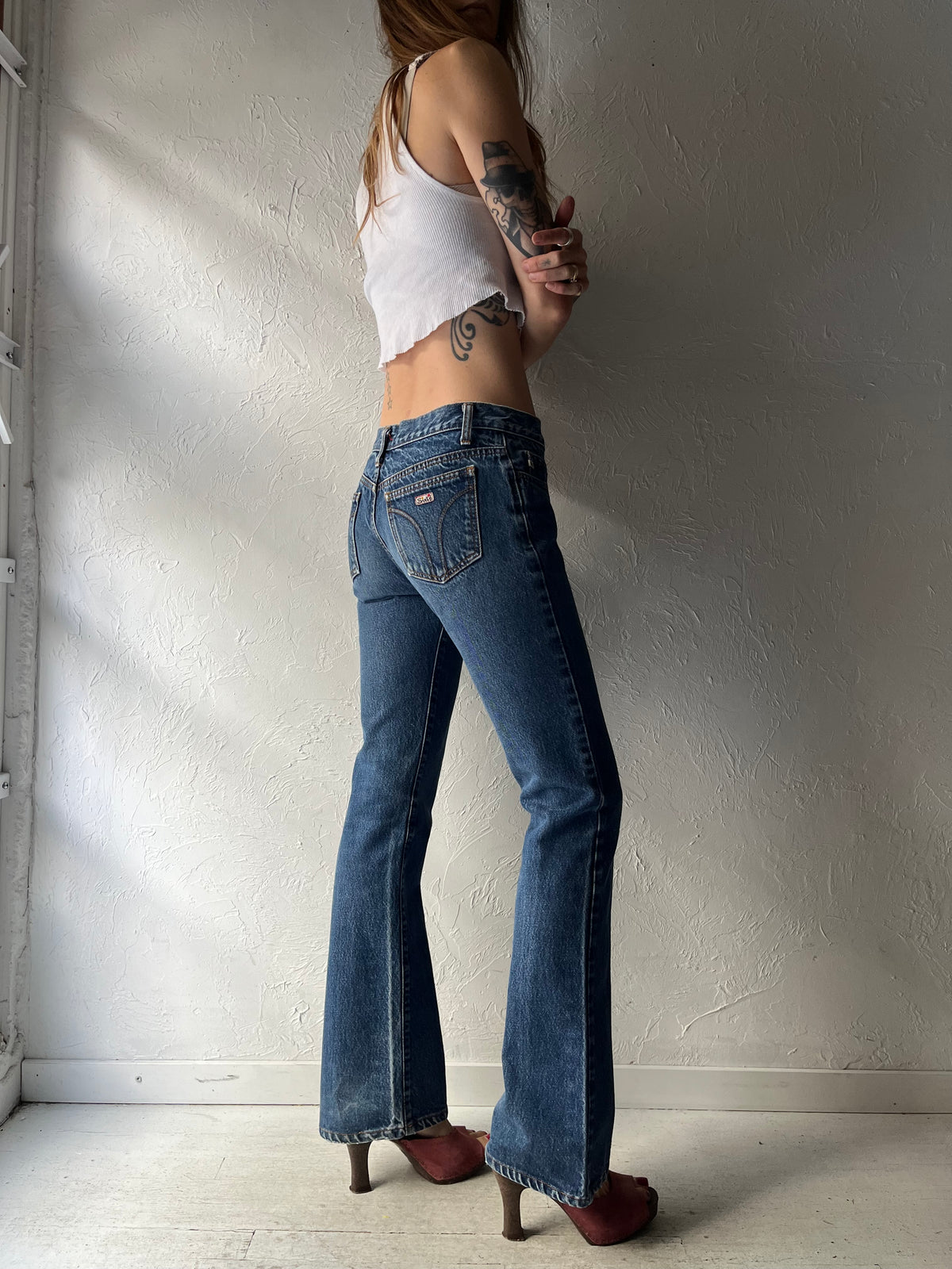 90s 'Miss Sixty' Low Rise Flare Jeans / 29