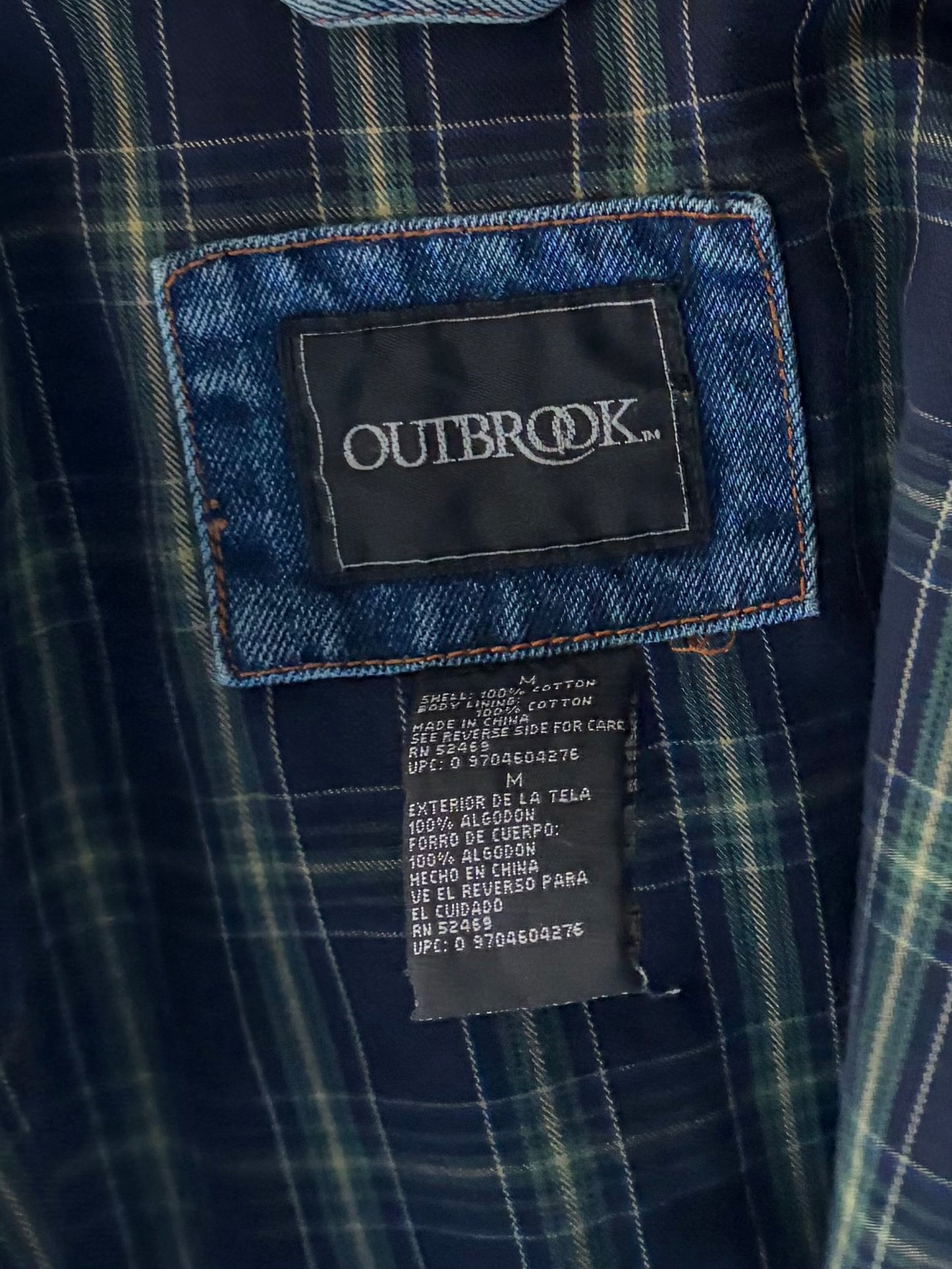 Y2k 'Outbrook' Denim Chore Barn Jacket / Medium