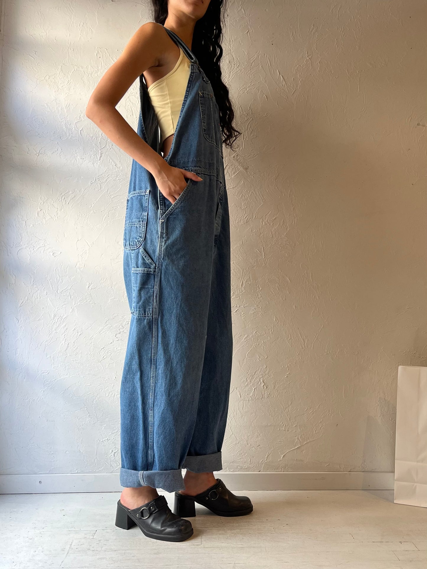 Y2k ‘Carhartt’ Denim Overalls / Large